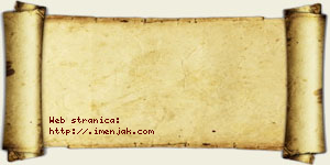 Isidor Aničić vizit kartica